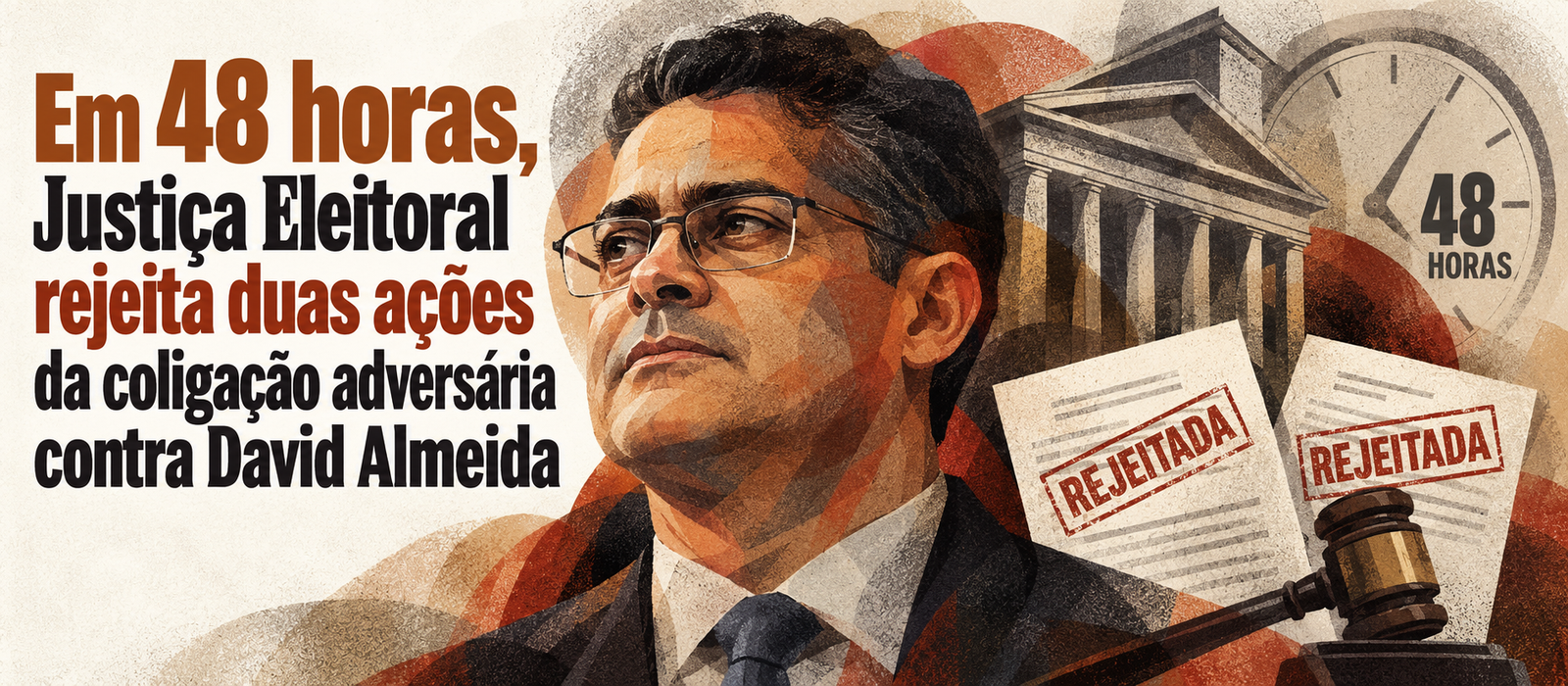 TRE-AM rejeita ação contra vídeo de 18 segundos sobre convenção de David Almeida