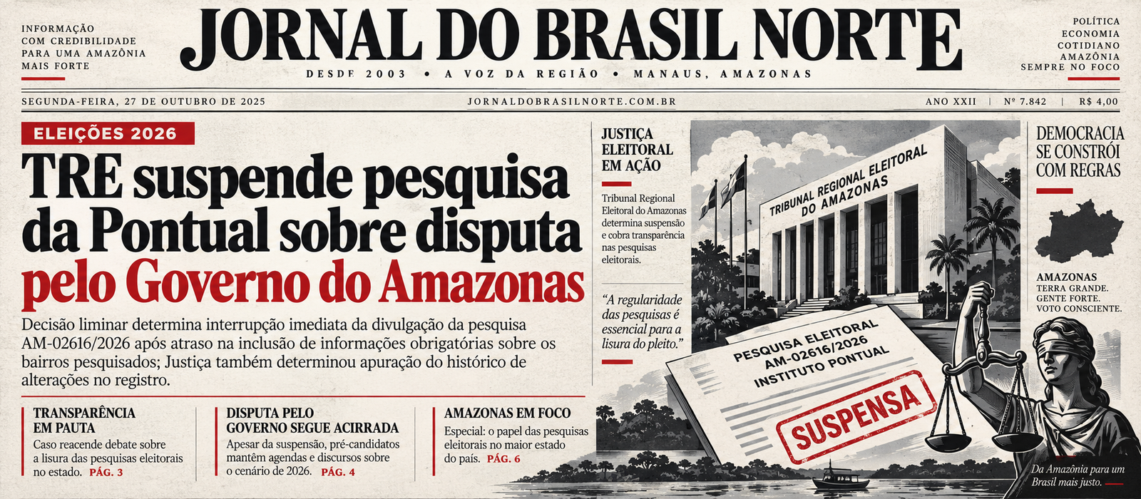 TRE suspende pesquisa após dados de bairros entrarem fora do prazo
